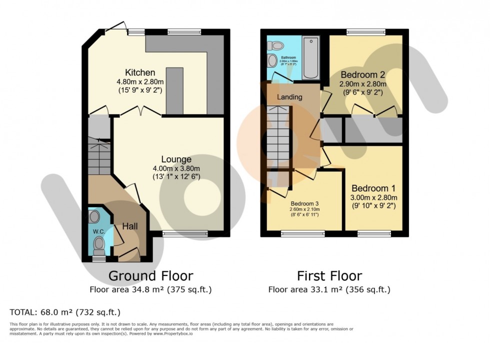 Floorplan for 8 Dalmore Road, Kilmarnock