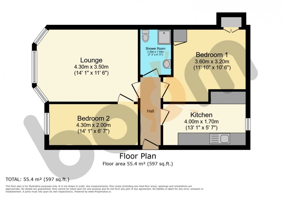 Floorplan for 8 Janefield Place, Beith